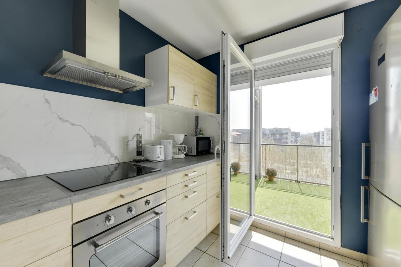 Chic Apart With Great View Of Paris Saint-Denis (Seine-Saint-Denis) Exterior foto